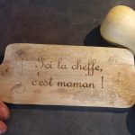 planche à découper maman